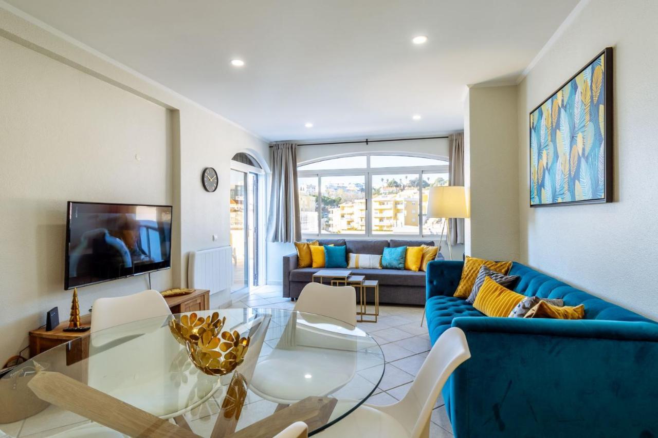 Top Renoviertes Apartment Mit Grosser Terrasse Albufeira Exterior photo